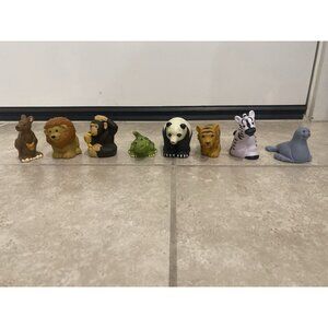 Fisher Price Little People Zoo Animal Toy Lot Of 8